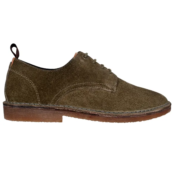 Olive_Suede_Men's_Formal_Lace-Up_Shoes_with_Memory_Foam_Comfort