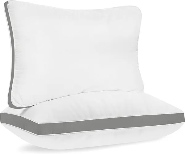 Set_of_2_-_Grey_Gusset_Pillow,_17_x_27_inch_Size,_3D_conjugated_Fiber_Filled