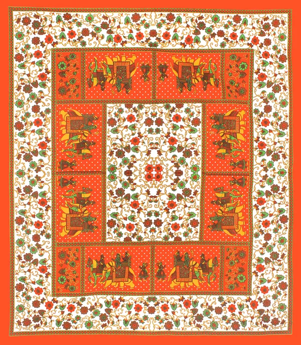 Jaipuri_Prints_Cotton_Double_Bedsheet_(Orange)