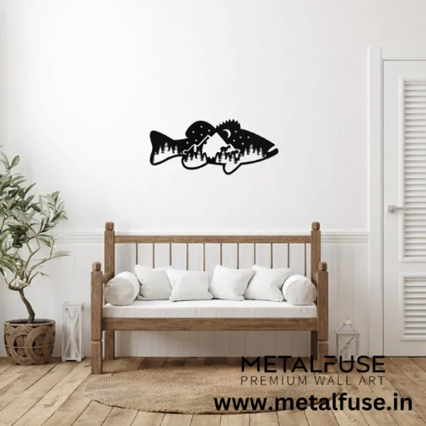 Wooden_Wall_Art_for_Home_Decoration__|_Bass_Fish_Design__|_Black
