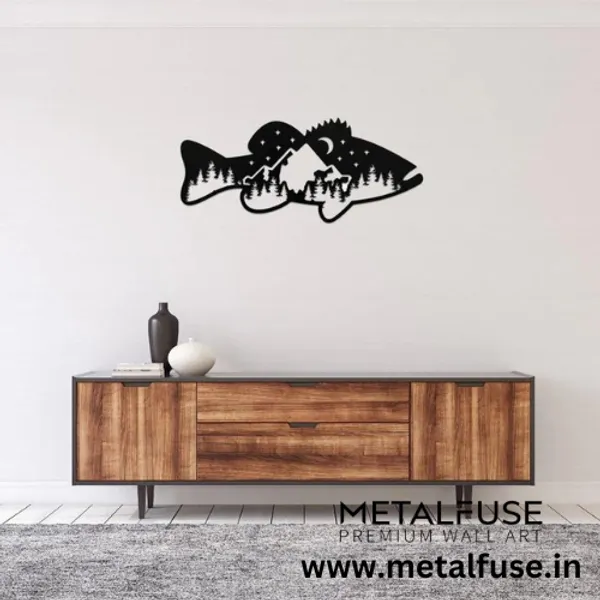 Wooden_Wall_Art_for_Home_Decoration__|_Bass_Fish_Design__|_Black