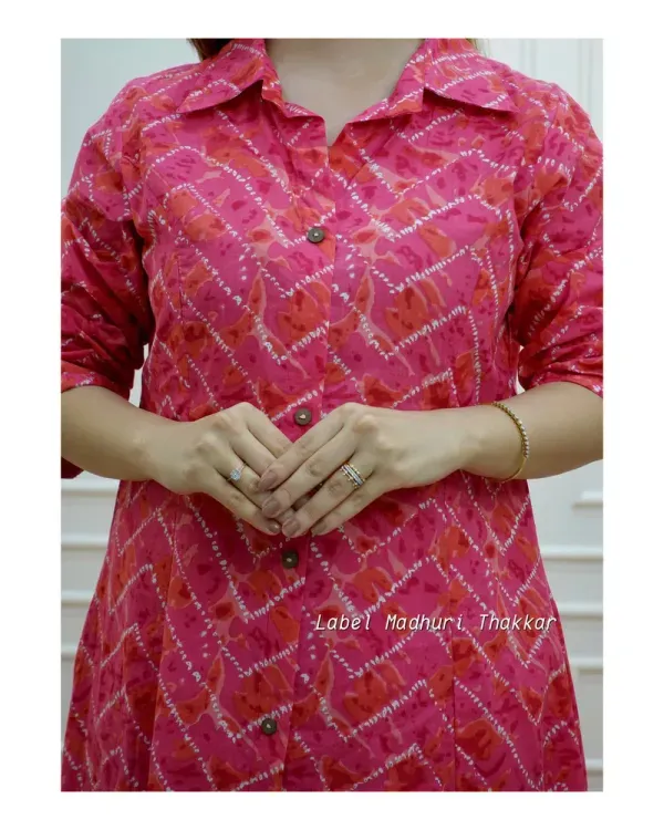 Pink_Cotton_Premium_Floral_Print_Kurta_&_Palazzo_For_Women