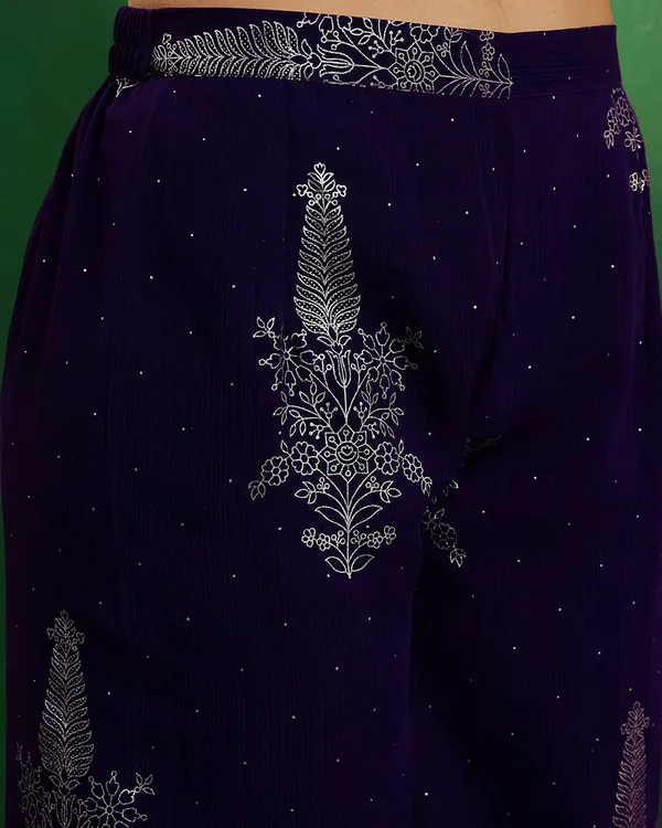 Purple_Milky_Georgette_Zari_Embroidered_With_Foil_Printed_Alia_Cut_Kurta_With_Palazzo_Set