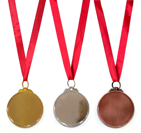 Pack_Of_3_3D_Kicking_Medals_|_With_Satin_Ribbon_|_Size_-_2.5_Inch_Dia_|_Gold_&_Silver_&_Brown