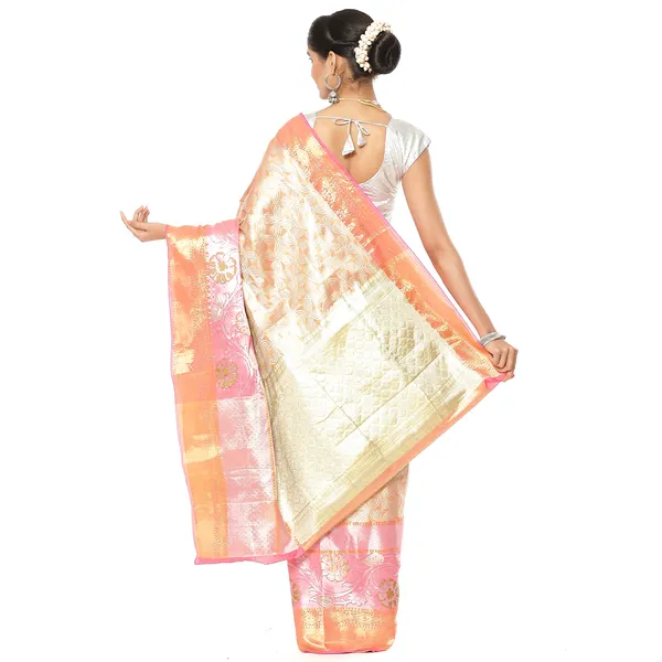 Light_Peach_Kanchi_Silk_Banarasi_Sarees_For_Women