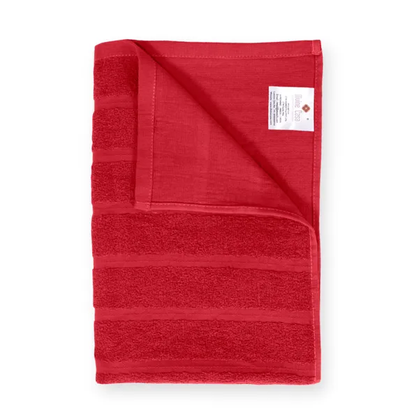 Pack_of_2_Red_and_Navy_Solid_250_GSM_100%_Cotton_Bath_Towels