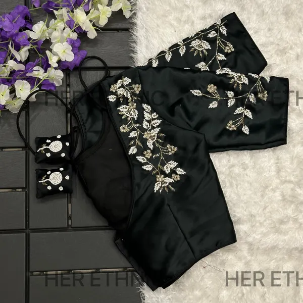 Black_Handmade_Work_Boutique_Style_Blouse