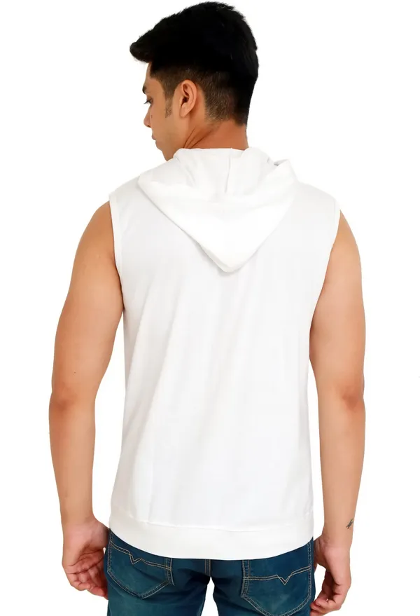 White_Cotton_Blend_Solid_T-Shirt_For_Men