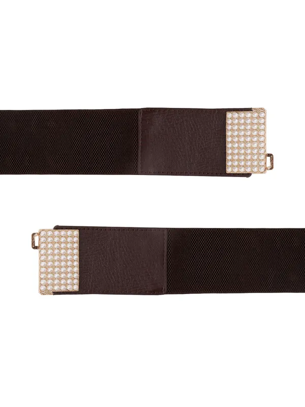 Brown_Artificial_Leather_Belt_For_Women