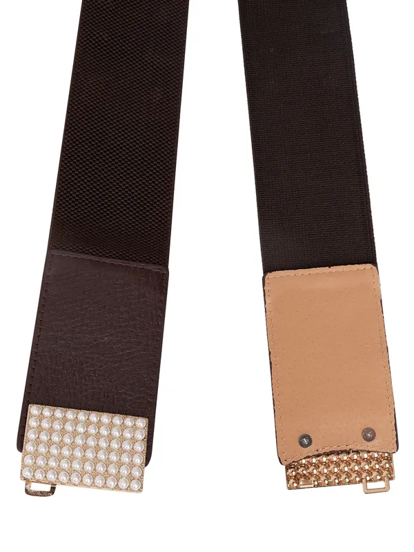 Brown_Artificial_Leather_Belt_For_Women