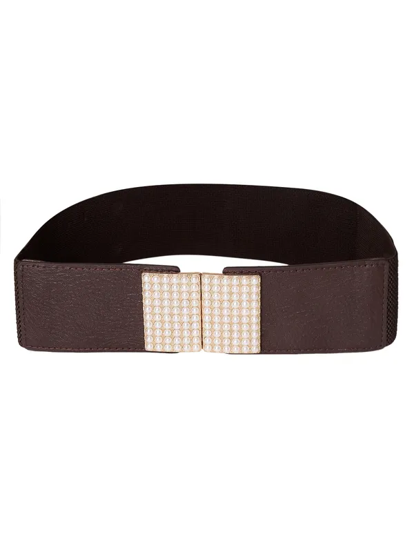 Brown_Artificial_Leather_Belt_For_Women