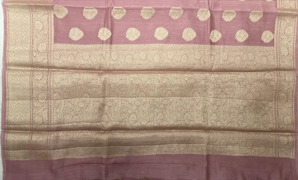 Humairah_Pure_Handloom_Light_Mauve_Cotton_Golden_Zari_Mina_Booti_with_Skirt_Banarasi_Zari_Border_and_Light_Mauve_Blouse