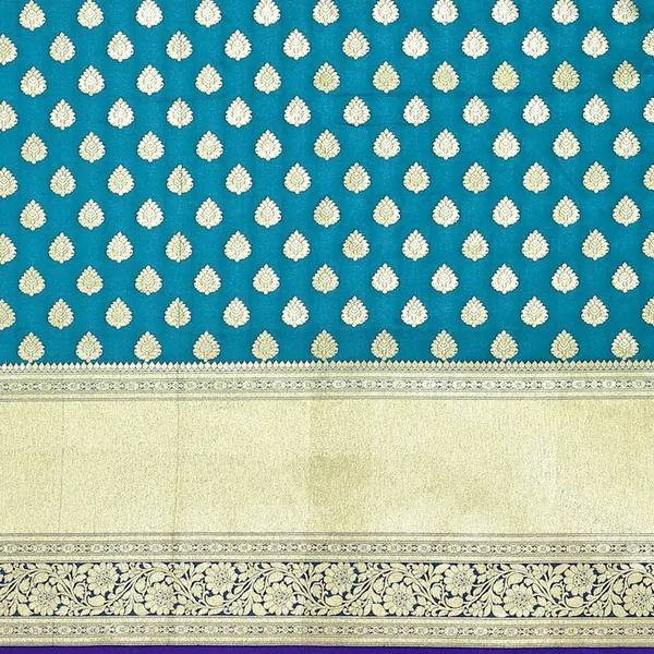 Blue_Satin_Silk_Banarasi_Sarees_For_Women