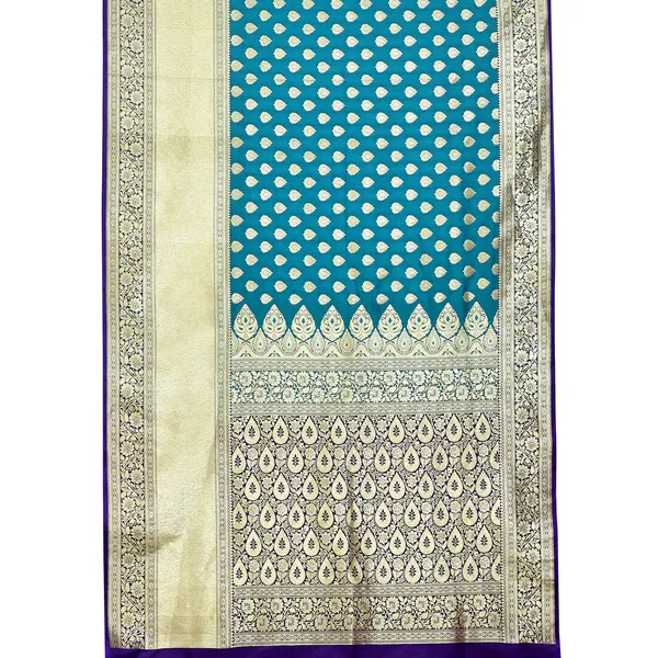 Blue_Satin_Silk_Banarasi_Sarees_For_Women