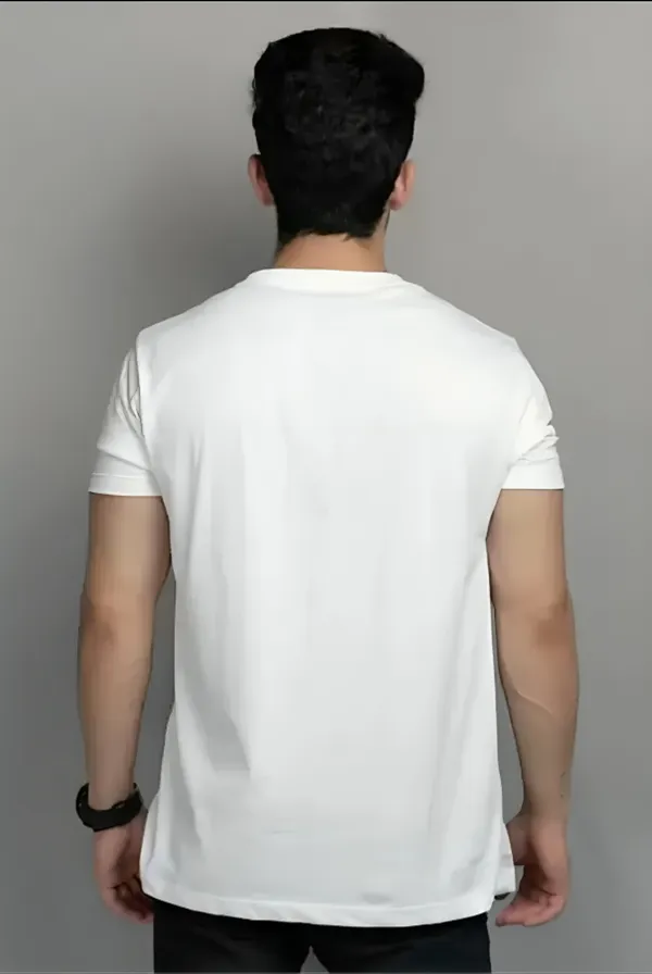 White_Printed_Half_Sleeve_Cotton_T-Shirt_For_Men