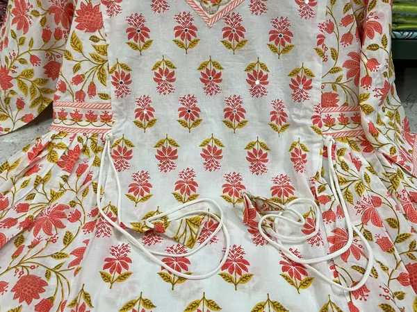 Orange_Cotton_Afghani_Party_Wear_Suit_and_Dupatta_Set_For_Women