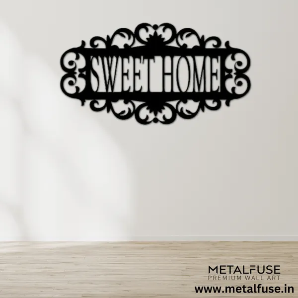 Metal_Wall_Art_for_Home_Decoration__|_Sweet_Home_|_Black