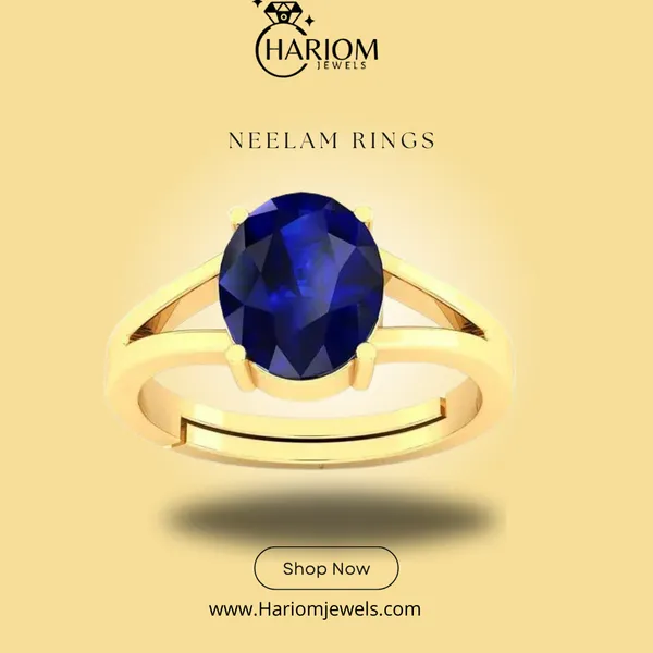 Neelam_Stone__Created_Neelam_Stone_Blue_Sapphire_Ring_Adjustable_Woman_&_Man_Ring