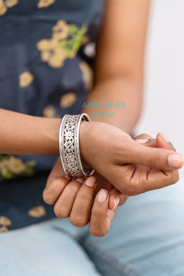 925_Pure_Sterling_Silver_|_Aabharan_Versatile_Designer_Bangles_|_Well_Stamped_&_Hallmarked