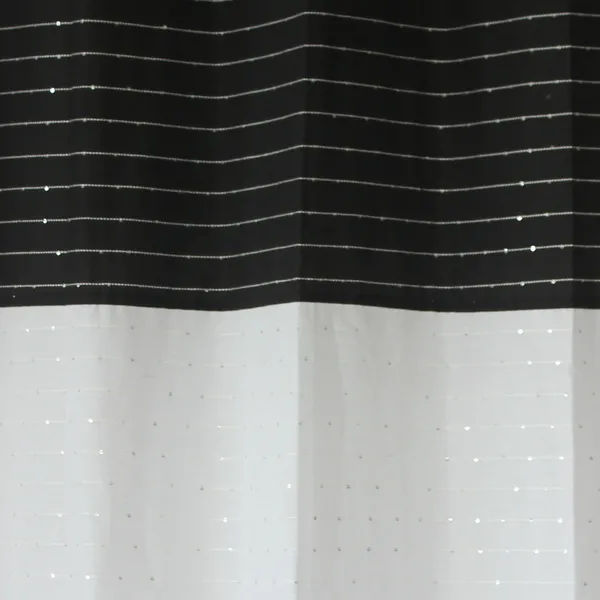 Pack_of_2_Cotton_White_Black_Harmony_Sequence_Collection_Eyelet_Curtainfor_Window_and_Door