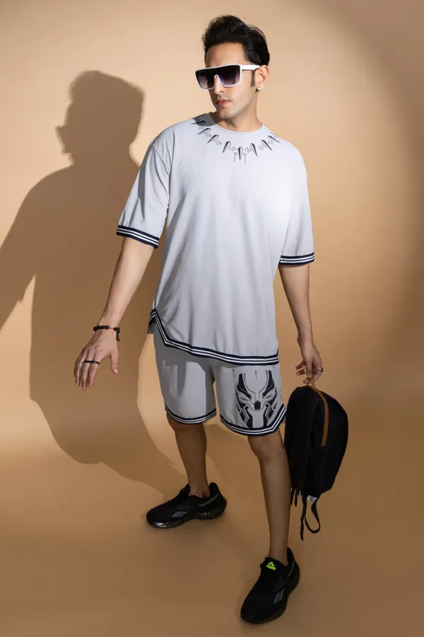 Grey_Honey_Comb_Printed_Oversized_Plus_Size_Co-Ord_Set