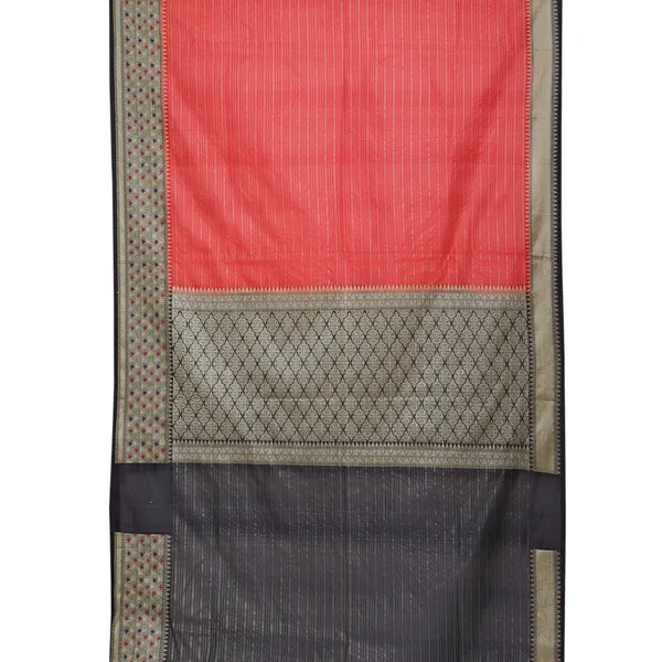 Red_Organza_Banarasi_Sarees_For_Women