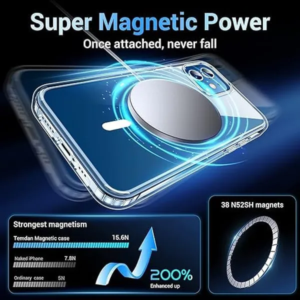 Iphone-Xsmax_Transparent_Magsafe_Back___(Mobile_Cover)__Compatible_For_Magsafe_Scratch-Resistant_Back___(Mobile_Cover)