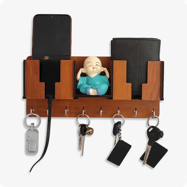 Multicolour_Wooden_Key_Holder_With_Storage_Box