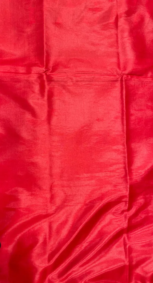 Humairah_Presents_Blue_Satin_Silk_Silver_Zari_Floral_Boota_and_Contrast_Red_Zari_Border_and_Heavy_Silver_Zari_Floral_Anchal_Banarasi_Saree_with_Red_Blouse
