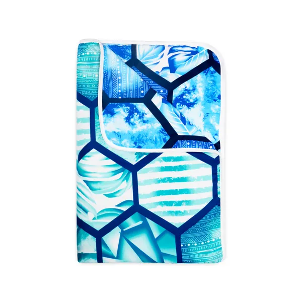 Geometric_Single_Dohar_for_AC_Room_(Polyester,_Blue_and_Navy)