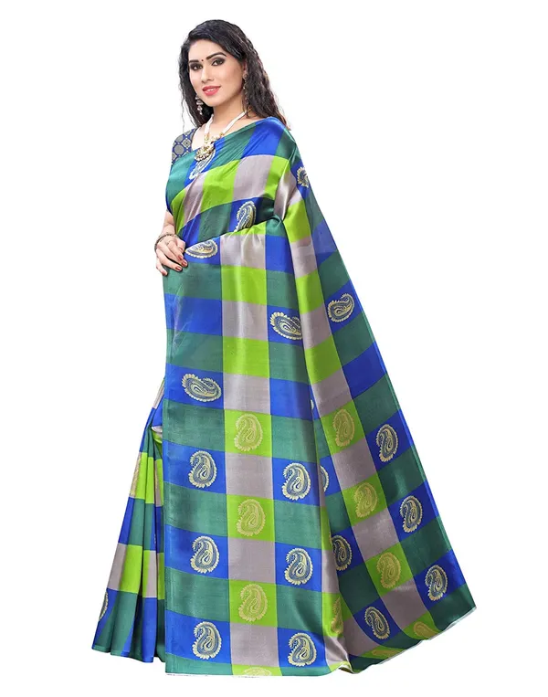Multicolor_Printed_Art_Silk_Traditional_Saree