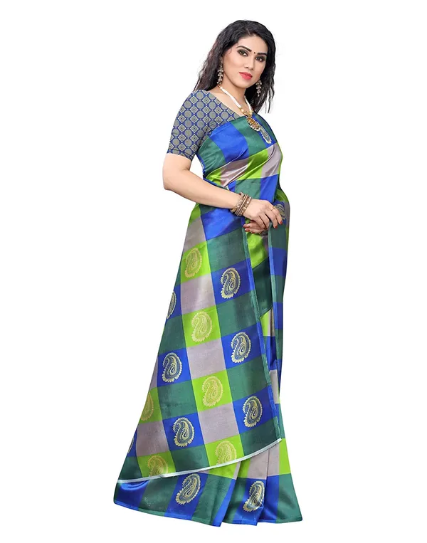 Multicolor_Printed_Art_Silk_Traditional_Saree