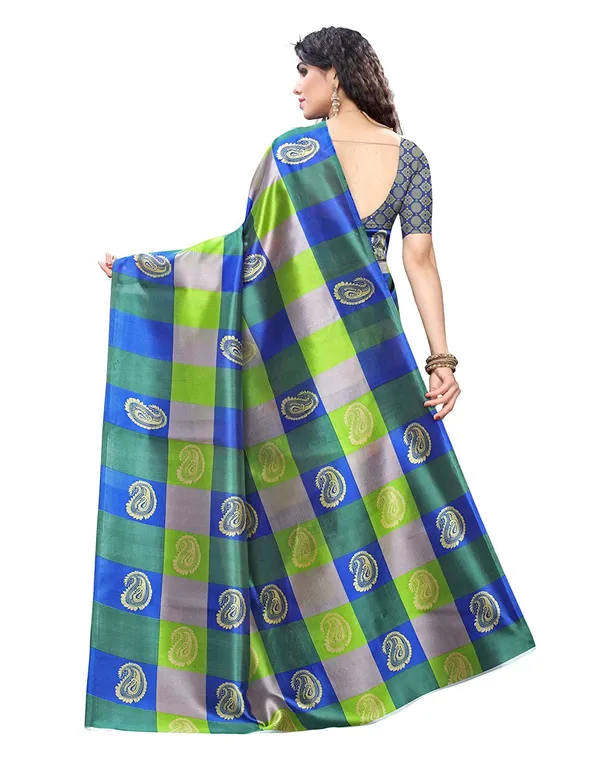 Multicolor_Printed_Art_Silk_Traditional_Saree