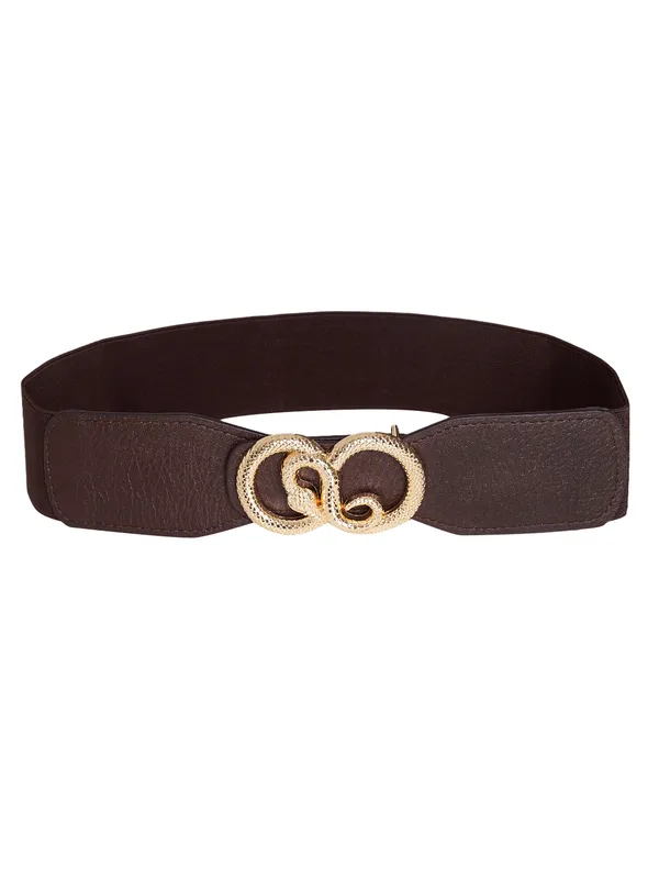 Brown_Artificial_Leather_Belt_For_Women
