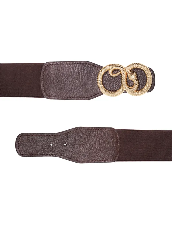 Brown_Artificial_Leather_Belt_For_Women