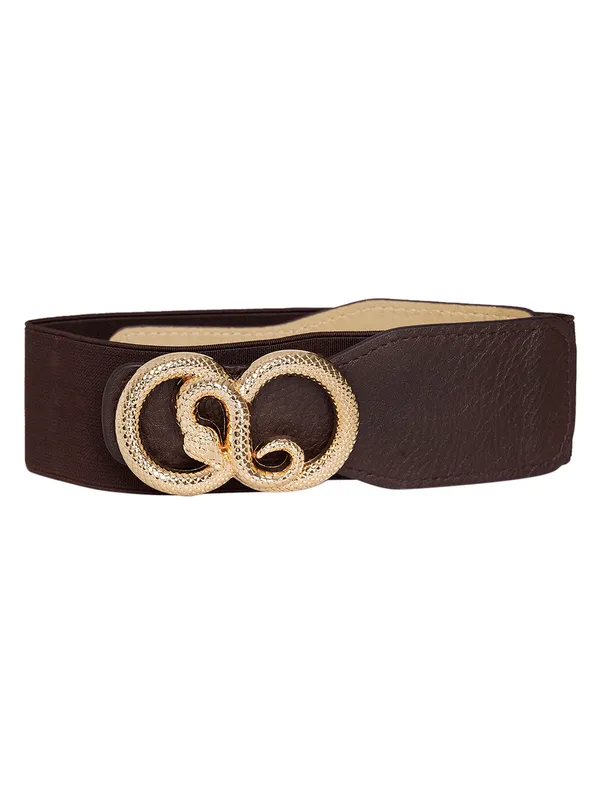 Brown_Artificial_Leather_Belt_For_Women