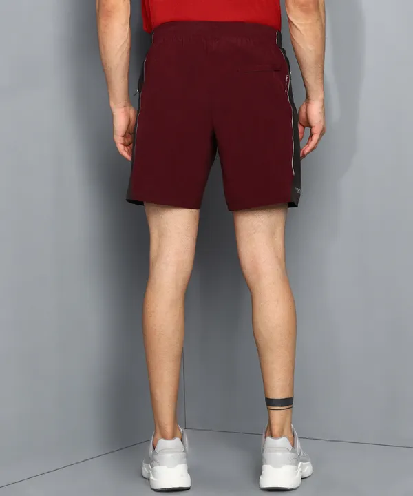 Mehroon_&_Black_Shorts_For_Men