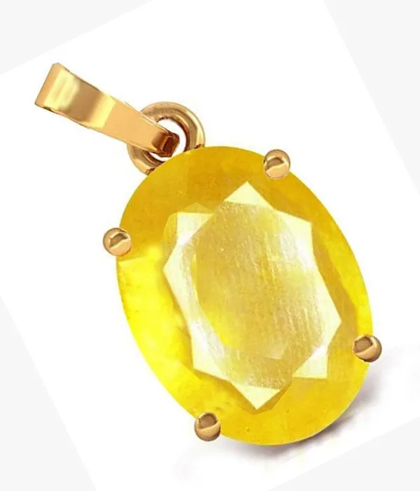 7.25-_Ratti_Yellow_Sapphire_(Pukhraj)_Pendant