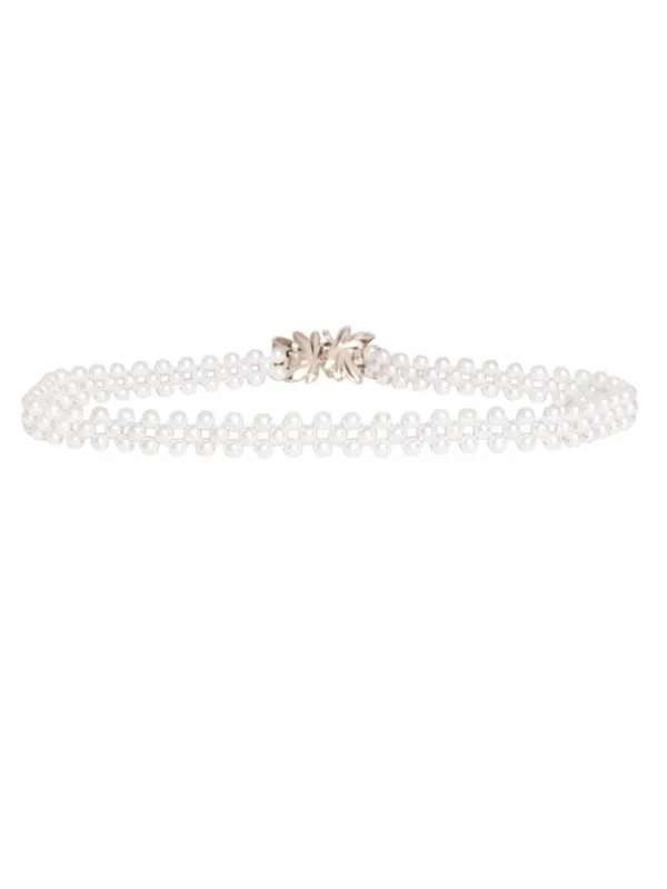 White_Metal_Belt_For_Women