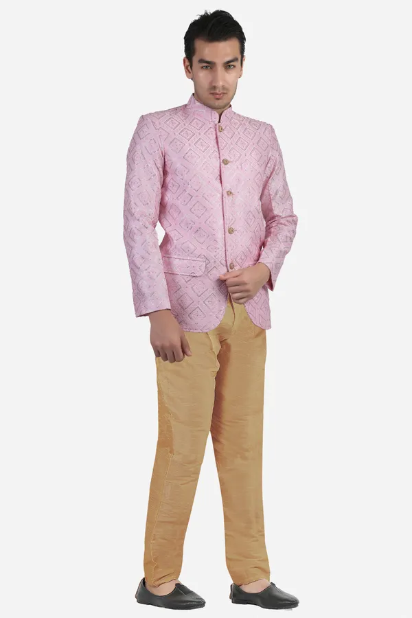 Baby_Pink_Embroidered,_Self_Design_Bandhgala
