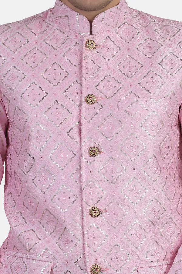 Baby_Pink_Embroidered,_Self_Design_Bandhgala