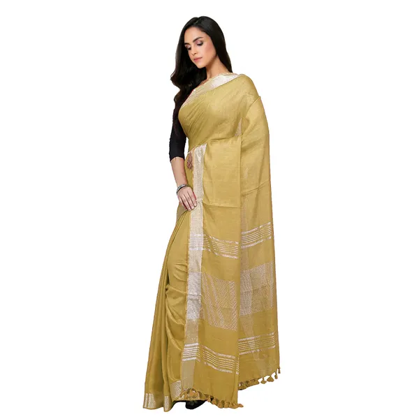 Bhagalpuri_women's_Handloom_Linen_Cotton_Ethnic_Wear_Saree_With_Running_Unstitched_Blouse_Piece