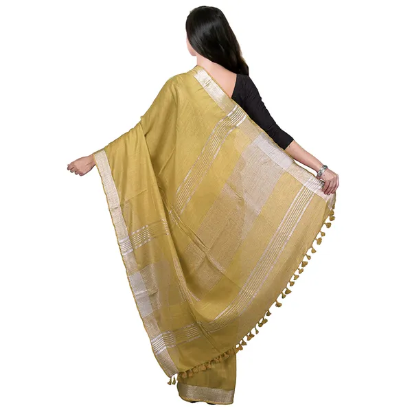 Bhagalpuri_women's_Handloom_Linen_Cotton_Ethnic_Wear_Saree_With_Running_Unstitched_Blouse_Piece