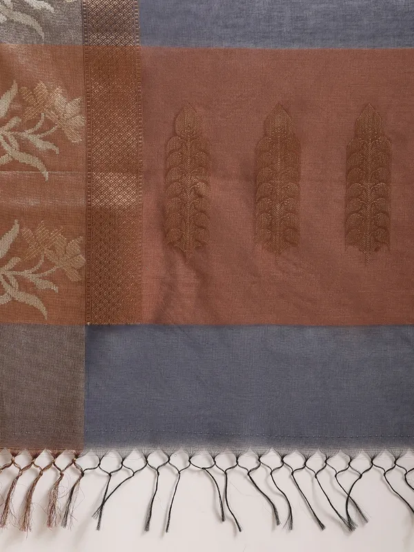 Blue_Masrise_Cotton/Cotton_Banarasi_Sarees_For_Women