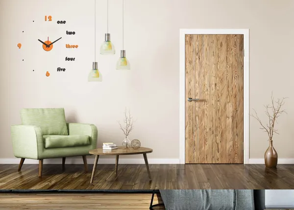 Orange_Black_Roman_Style_Decorative_Acrylic_3D_-_Diy_Wall_Clock