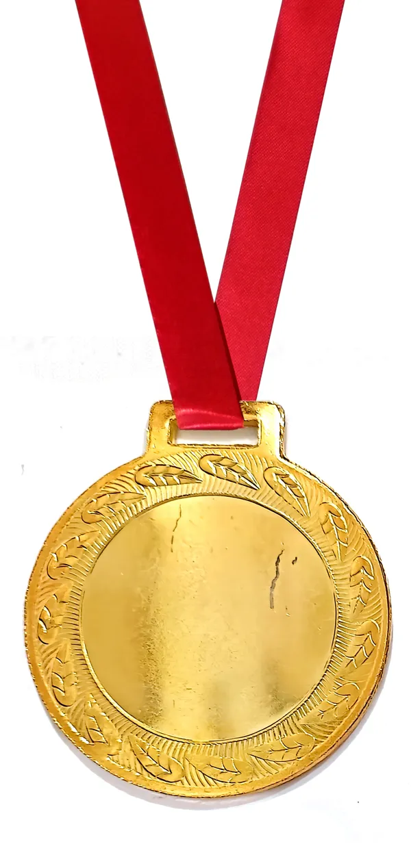Pack_Of_12_China_Medals_|_With_Satin_Ribbon_|_Size-2_Inch_Dia_|_Brown