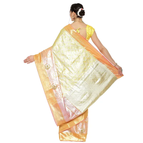 Beige_Kanchi_Silk_Banarasi_Sarees_For_Women
