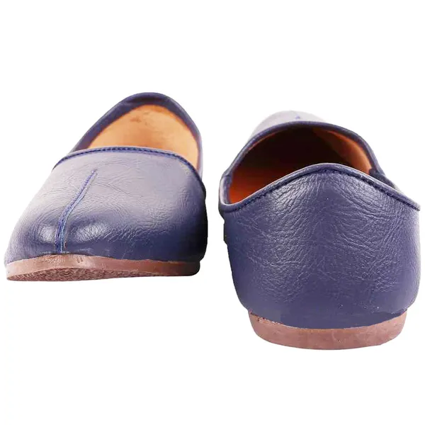 Black_&_Blue_&_Tan_&_White_PU_Premium_Mojaris_Shoe_For_Men