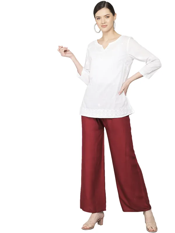 Maroon_Palazzo__Comfortable,_Stylish_And_Trendy_Casual_Wear