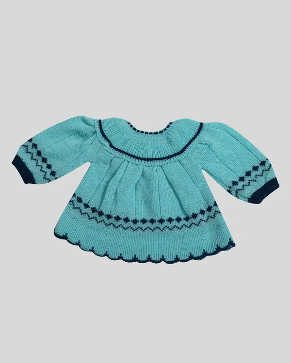 Light_Blue_Frock_Woolen_Knitted__For_Baby.
